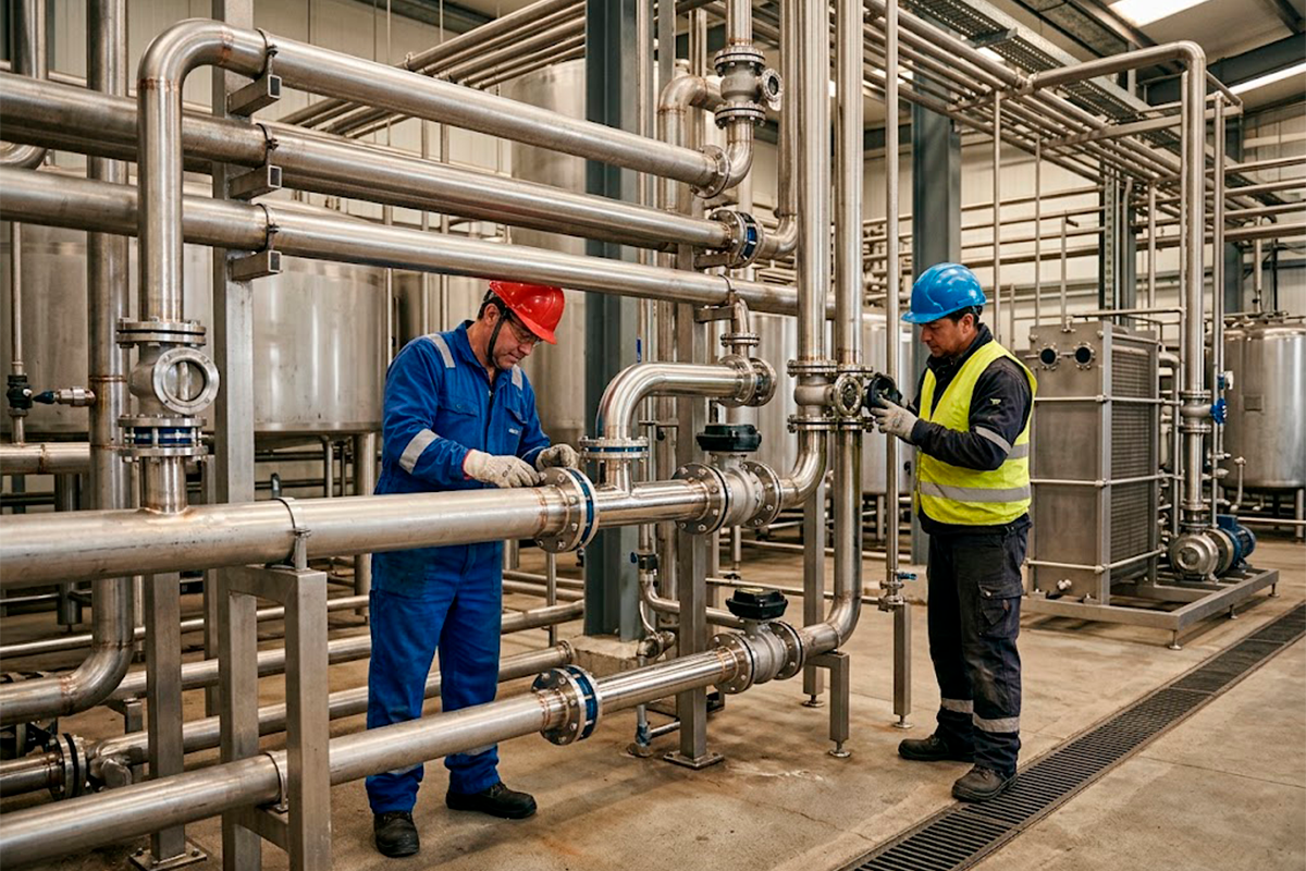Renovación y mantención de piping industrial